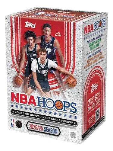 Caja Sellada Topps Nba Hoops 2025-26 Tarjetas De Basketball