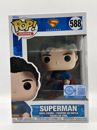 Funko Pop Superman 588 Battle Damaged Funko Shop Exclusivo