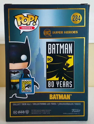 ¡funko Pop! Batman #284 Con Bolsa De La Comic-con Sdcc 2019