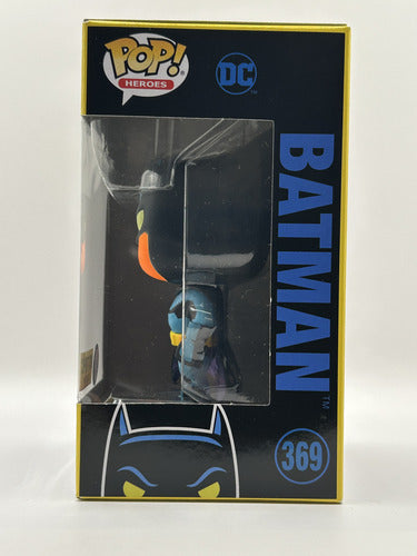 Funko Pop Dc Comics Batman 369 Hot Topic Exc Black Light Glo