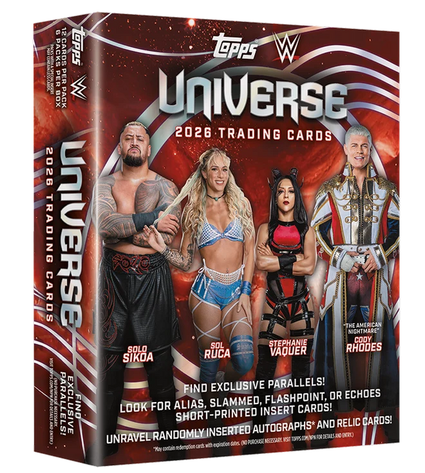 Topps Universe WWE 2026 - Mega Box