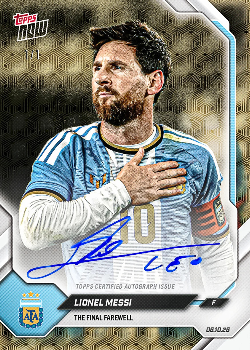 Topps NOW Lionel Messi Argentina 2026 - Final Farewell Pack
