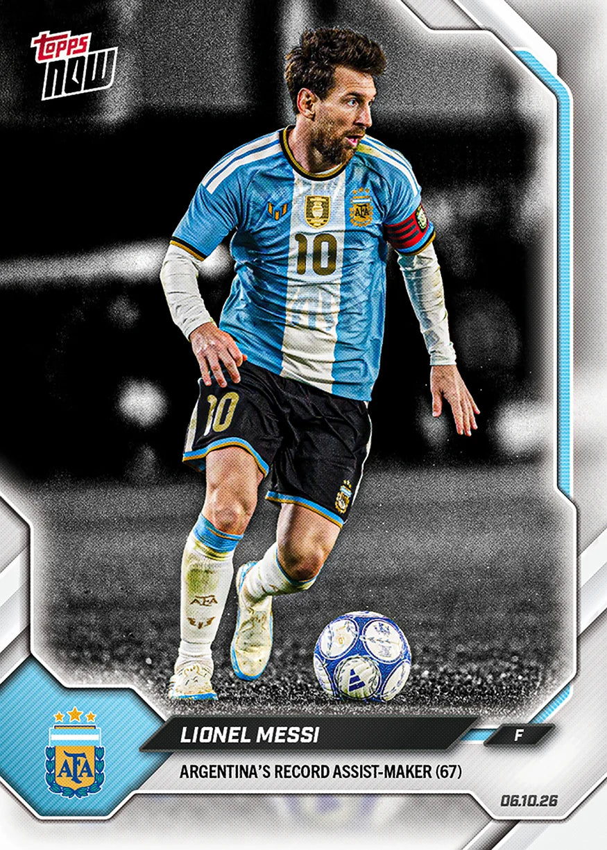 Topps NOW Lionel Messi Argentina 2026 - Final Farewell Pack