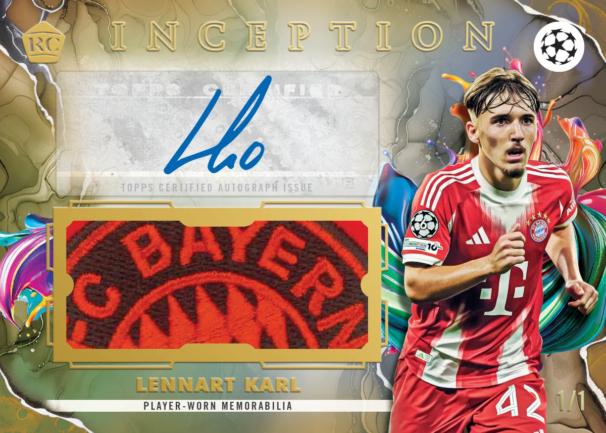 Topps Inception UEFA Competitions 2025/26 - Hobby Box